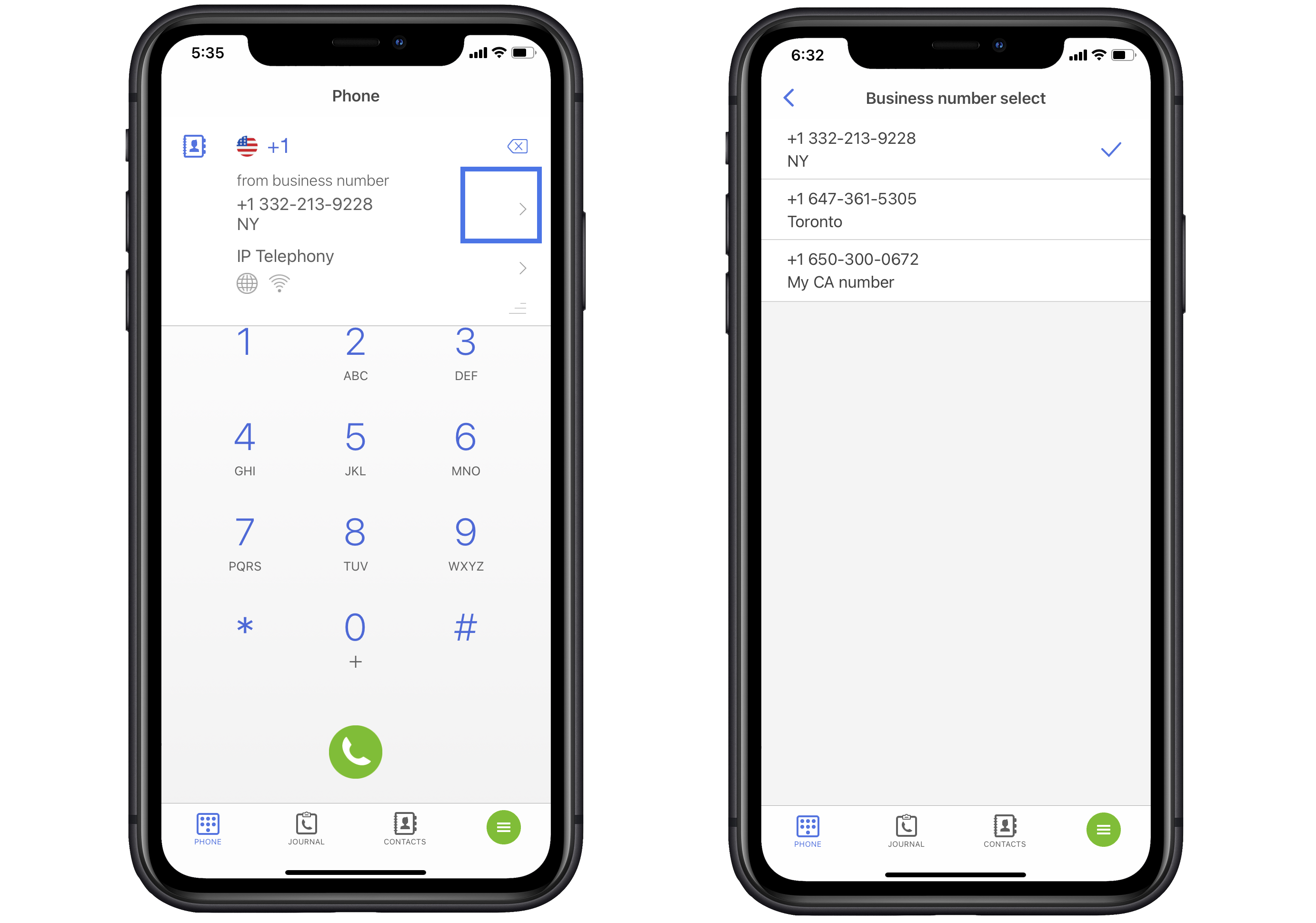 business numbers omnivoice mobile