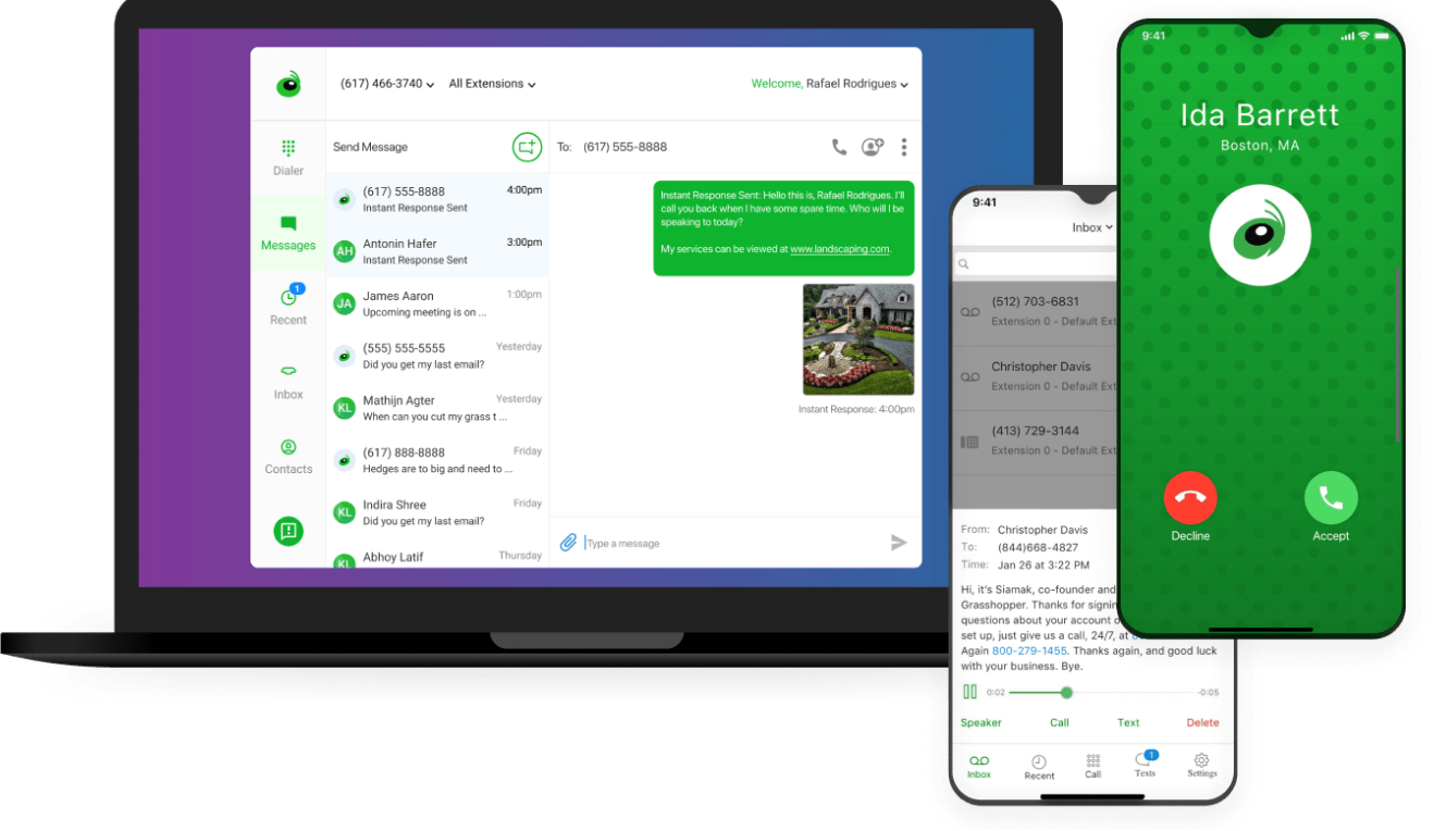 Grasshopper Business Phone System
